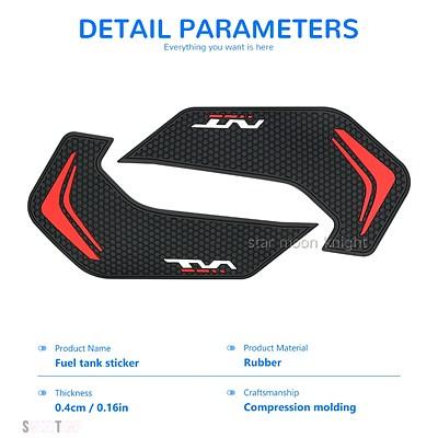 互換品 ゴム滑り止めグリップステッカーホンダ NT1100 NT 1100 2021-燃料タンクパッドトラクションパッドアクセサリー_6