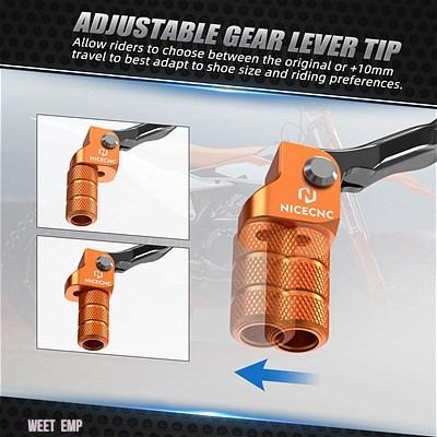互換品 KTM 2024 EXC 300 アルミギアシフトシフターレバー EXC 250 SX 250 ハスクバーナ TE 300 TE 250 GASGAS EC 300 EC 250_6