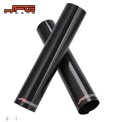 互換品 アクセサリー 260 MMフロントフォークショックガード汎用 カーボンカバー KTM ヤマハホンダ ストリートバイク_4