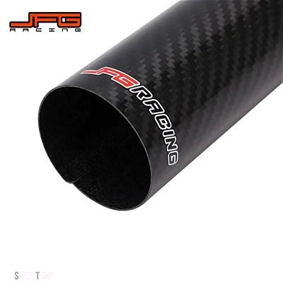 互換品 アクセサリー 260 MMフロントフォークショックガード汎用 カーボンカバー KTM ヤマハホンダ ストリートバイク_5