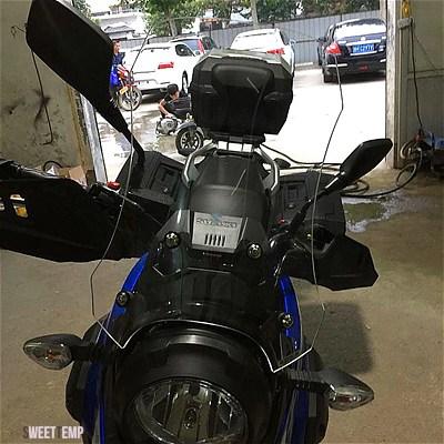 互換品 スズキ DL250 VSTROM DL 250 バイクフロントガラスフロントガラスフロントガラス + GPS マウント取付アダプタホルダーブラケット