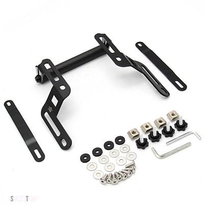 互換品 スズキ DL250 VSTROM DL 250 バイクフロントガラスフロントガラスフロントガラス + GPS マウント取付アダプタホルダーブラケット