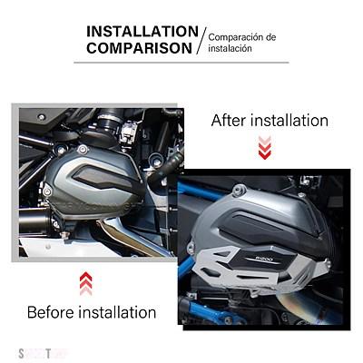 互換品 シリンダーガード BMW R1200GS LC アドベンチャー R 1200 GS RT R RS R1200R R1200RS R1200RT R1200 エンジンプロテクターカバー