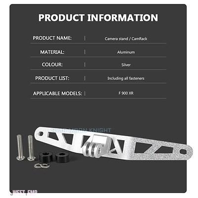 互換品 BMW F900XR F 900 XR 900XR 2020 2021 2022 アクセサリードライブレコーダーレコーダーホルダー GOPRO カメラブラケット CAMRACK_6