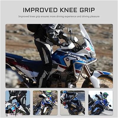 互換品 サイド燃料タンクパッドホンダ アフリカツイン CRF1000L アドベンチャースポーツタンクパッドプロテクターステッカーニーグリップトラクションパ_4