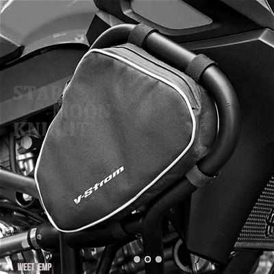 互換品 フレームクラッシュバー防水バッグツール配置トラベルバッグスズキ V-ストローム DL650 DL1000 ジビカッパ_2
