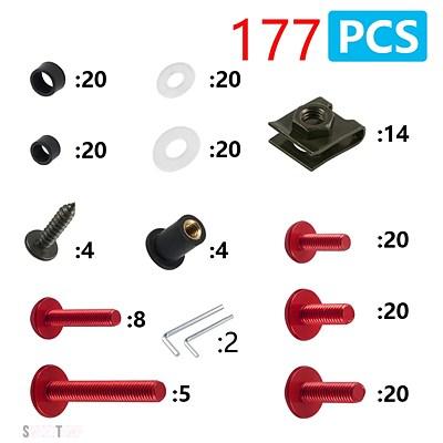 互換品 177 個 CNC フェアリングボルトキットファスナークリップネジホンダ CBR600RR CBR1000RR CBR 600 F2 F3 F4 CBR 600 RR 1000 RR 900 929RR 650R_9