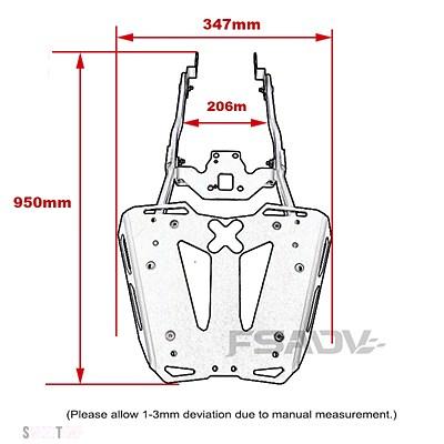 互換品 アルミリアキャリアキャリアケースサポートホルダーブラケットカワサキ Z900 Z 900 2017 2018 2019 2020 2021 2022 2023_6