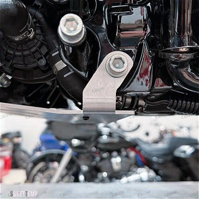 互換品 CVO FLTRXSE 2024 スキッドプレートアンダーエンジンシャーシプロテクター黒アクセサリー ハーレー ロードグライド_5