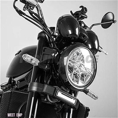 互換品 Z900RS 2018-2024 W800 2020-2024 SE ヘッドライトリムメッキ