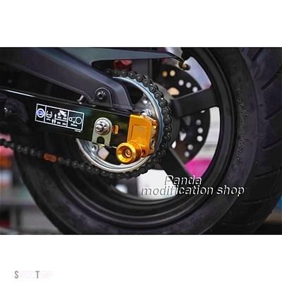 互換品 ホンダ DAX125 MSX125 GROM 125 MSX125SF チェーンアジャスター綿リール 2022 2023 2024 アクセサリー_8