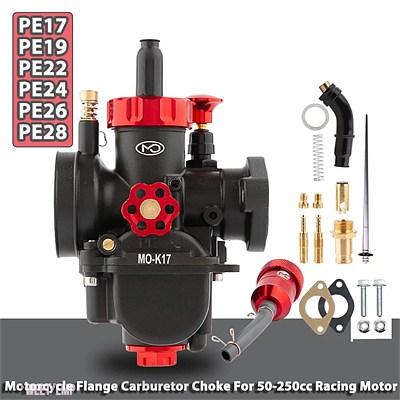 互換品 PE17 PE19 PE22 PE24 PE26 PE28 50 100CC 125CC 250CC フランジ
