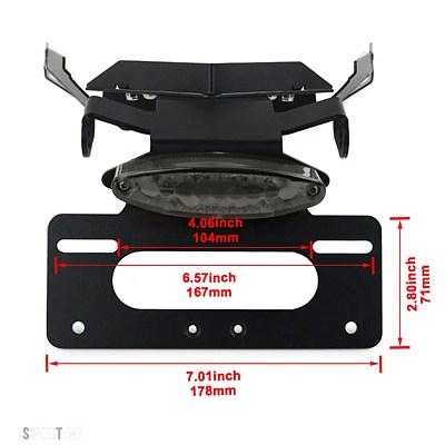 互換品 BMW F900R F900XR 2020 2021 2022 2023 2024 ライセンスプレートホルダーブラケットリアテール TIDY フェンダーエリミネーターキット