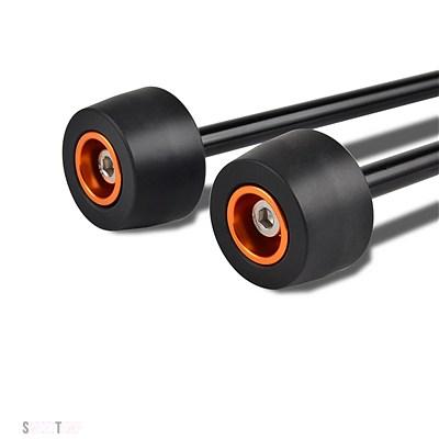 互換品 KTM 690 SMC R 2019-2023 690 デューク 2008-2019 スライダーフロントリアフォークアクスルスライダーハスクバーナ VITPILEN 701 スーパーモト_8