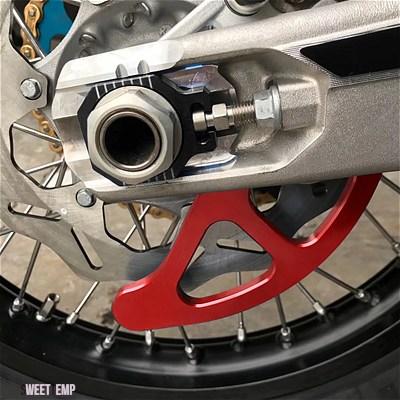 互換品 GASGAS 2021-2023 EC250 EC350 EC250F EC350F ECF 250 350 リアブレーキディスクガードカバープロテクターハスクバーナ TE FE_4