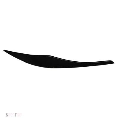 互換品 BMW 2 個 ABS グロスヘッドライトアイブロウまぶた 3 シリーズ E90 E91 2005 2006 2007 2008 2009 2010 2011 セダン/ツーリングチューニング_5
