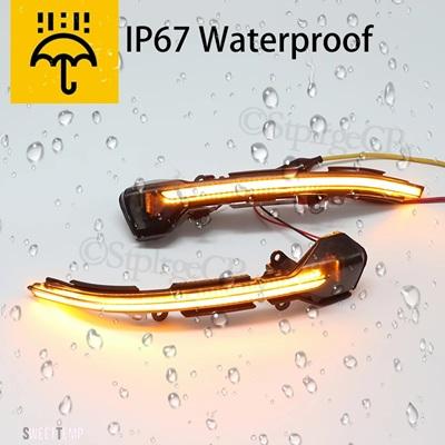 互換品 セアト レオン III MK3 5F 13-19 LED ダイナミックウィンカーウインカーシーケンシャルサイドミラーインジケータライトイビサ KJ MK5 V アロナ_6