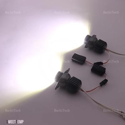 互換品 BMW 60 ワットエラーフリー LED エンジェルアイズマーカーライト電球ホワイト 3 シリーズ E90 E91 LCI フェイスリフトハロゲンヘッドライト 2009 2_5