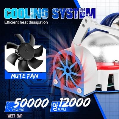 互換品 3 \"バイ LED ヘッドライトレンズ高低ビーム 100 ワット 6000 K LED ライト HELLA 3R G5 ヘッドライトレトロフィット LED プロジェクターレン"_5