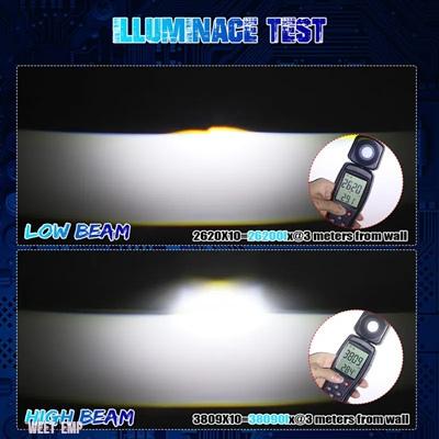 互換品 3 \"バイ LED ヘッドライトレンズ高低ビーム 100 ワット 6000 K LED ライト HELLA 3R G5 ヘッドライトレトロフィット LED プロジェクターレン"_6