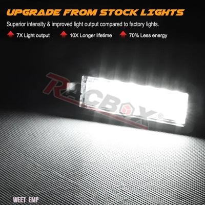 互換品 クライスラー リアライセンスプレートランプ ダッジチャージャー/チャレンジャー300 2015 RAM 1500 トランクコンパートメントライトホワイト用_6