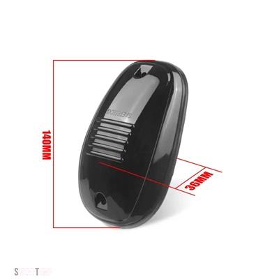 互換品 5 個 12V LED キャブルーフライトスモークレンズインジケータランプトラックアンバーウインカーホワイトイエローサイドマーカーライトセミトレーラ_4
