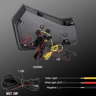 互換品 トヨタ 車白デイタイムランニングライト LED フロントバンパーサイドウインカー タコマ 2024 2025 DRL クリアランスランプダイナミックイエロー_3