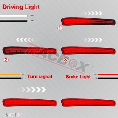 互換品 トヨタ 12V サイドリアバンパーブレーキランプ カローラ SEDEN 米国バージョン 2020 2021 LED 流れるウインカー防水ストップテールライト_5