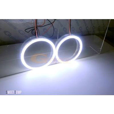 互換品 ジープ グランドチェロキー III WK 2005 2006 2007 2008 2009 2010 超高輝度 COB LED エンジェルアイズキットハローリングデイライト_3