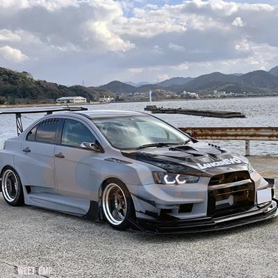 互換品 三菱 ランサー 10 EVO アウトランダーギャランフォルティス超高輝度コンセプト M4 象徴スタイル LED エンジェルアイズハローリングデイライト_5