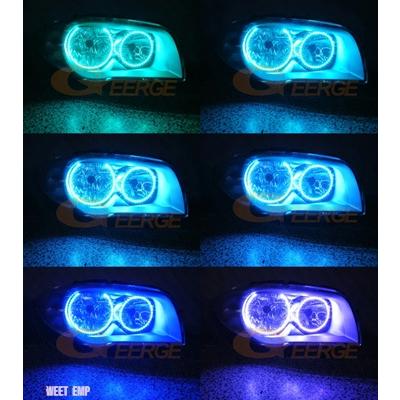 互換品 LED BMW 1 E81 E82 E87 E88 シリーズ RF リモート BLUETOOTH 互換アプリマルチカラー超高輝度 RGB エンジェルアイズハローリング_7
