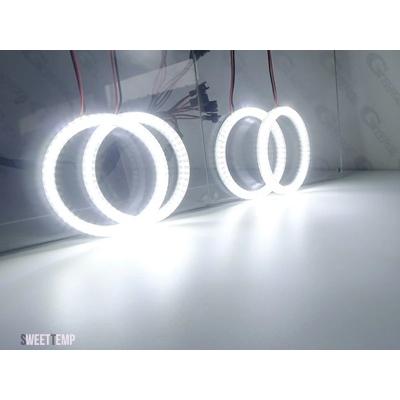 互換品 超高輝度デイライトウィンカー LED エンジェルアイズキットハローリング トヨタ 40 V40 2006 2007 2008 2009 2010 2011 カムリ SMD_4