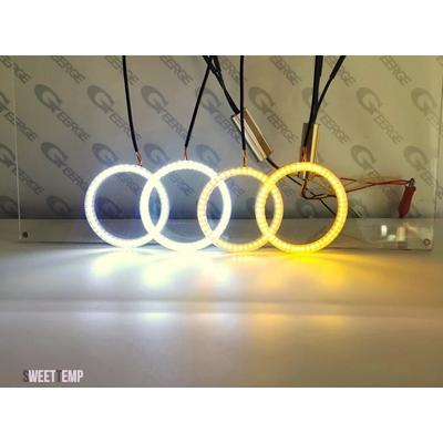 互換品 超高輝度デイライトウィンカー LED エンジェルアイズキットハローリング トヨタ 40 V40 2006 2007 2008 2009 2010 2011 カムリ SMD_5