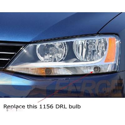 互換品 フォルクスワーゲン ジェッタ SAGITAR A6 MK6 IV 162 163 超高輝度白色リフレクター 1156 BA15S LED 電球デイ DRL ライトエラーし_3