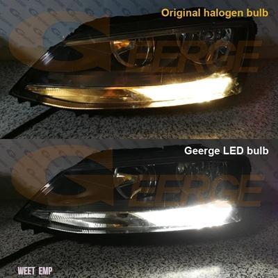 互換品 フォルクスワーゲン ジェッタ SAGITAR A6 MK6 IV 162 163 超高輝度白色リフレクター 1156 BA15S LED 電球デイ DRL ライトエラーし_4