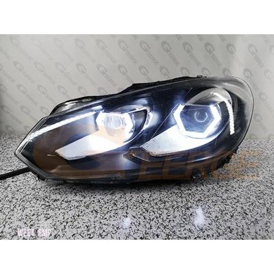 互換品 フォルクスワーゲン ゴルフ GTI CC シロッコ超高輝度スイッチバックウインカーコットンホワイトアンバー六角 LED エンジェルアイハローリングライ_4