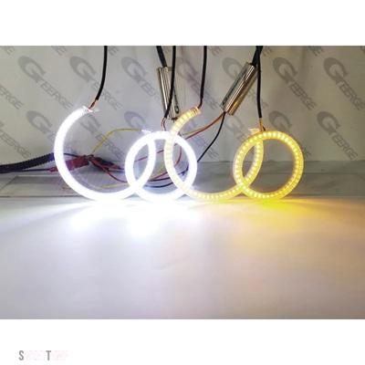 互換品 スイッチバックデイライトウィンカー LED ホンダ アコード VIII アキュラ TSX CU CW 超高輝度 WA エンジェルアイキットハローリング_4