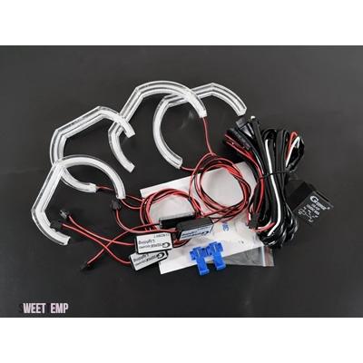 互換品 BMW E60 E61 520I 525I 530I 540I 545I 550I M5 プレ LCI 超高輝度 DTM M4 スタイル LED エンジェルアイズキットハローリング_4
