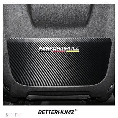 ブランド登録なし - 取り替えっこ品 カーシートバックアンチキックパッドトリム ステッカー BMW F20 F30 F34 E90 E92 E93 F10 G30 X1 E84 炭素 PVC PERFORMANCE ACCESSORIE
