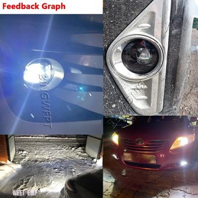 互換品 トヨタ 2 ピース/ロット LED DRL 12V フォグランプアセンブリヘッドライトドライビングライト シエナ SE 2011-2017 ヘッドライトデイタイムランニ_6