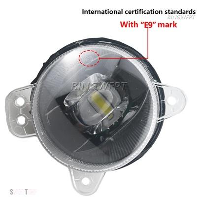 互換品 フォルクスワーゲン VW フォグランプフォグライト DRL 12V 車 LED レンズフォグドライビングランプトランスポーター  T5  2003 2004 2005 2006 200_3