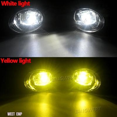 互換品 フォルクスワーゲン VW 2 個 30 ワットフォグランプ DRL デイタイムランニングランプ 9006 12V 車 LED フォグライトアセンブリティグアン  5N_  20_9