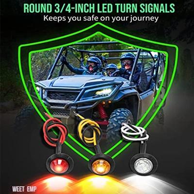 互換品 ヤマハ ロッカースイッチ汎用ウィンカーライトホーンハザードスイッチフラッシャーリレー LED ライトキット ATV UTV SXS ポラリス CAN-AM