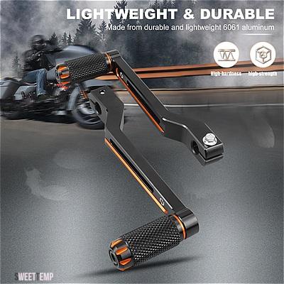 互換品 ハーレー 2020-2024 ロードグライド リミテッド ギア シフター レバー トーペグ シフトレバー ファットボーイ ソフテイル デラックス 2018 2019