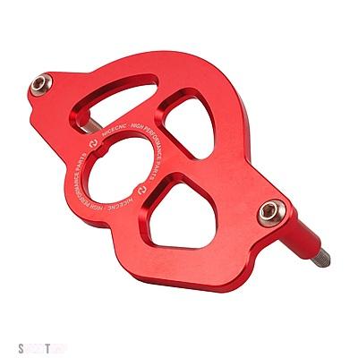 互換品 XR650R XR 650R 650 R 2000-2007 2006 カバー プロテクター ホンダ スプロケット チェーン ガード モトクロス アルミ アクセサリー レッド_5
