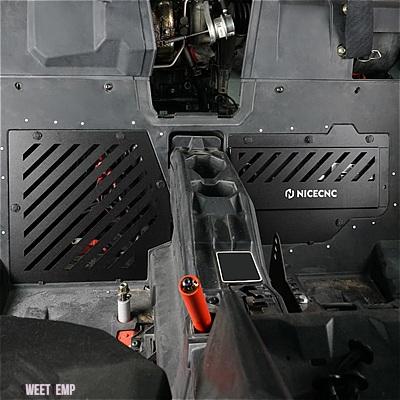 互換品 CAN-AM UTV バッテリー プロテクター カバー キャップ 不クリアガード マーベリック X3 ターボ 2017-2020 2018 4X4 アルミ
