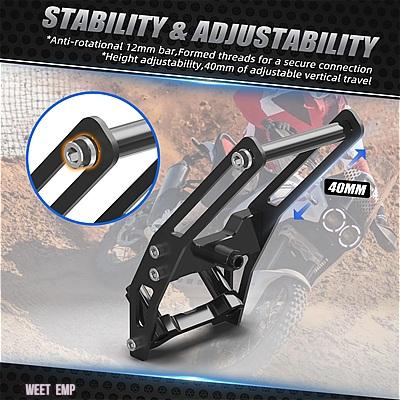 互換品 ドゥカティ バイク R12 12MM バーナビゲーション GPS マウントブラケット デザート 2022 2023 2024 アンプパターン電話ホルダー