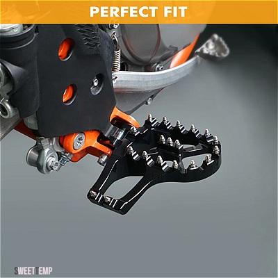 互換品 GASGAS EC ECF 250 300 350 EX EXF 250 300 MC MCF 125 250 350 450 2024 エクステンダーフットペグ フットレスト フットペグモトクロス_3