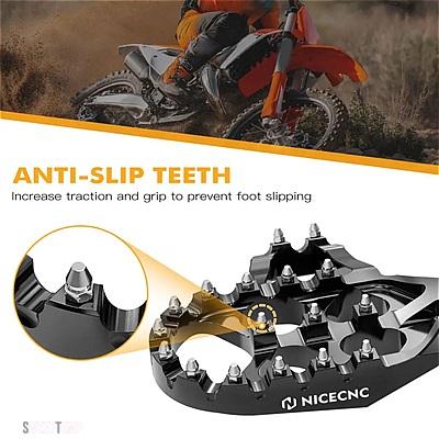 互換品 GASGAS EC ECF 250 300 350 EX EXF 250 300 MC MCF 125 250 350 450 2024 エクステンダーフットペグ フットレスト フットペグモトクロス_4