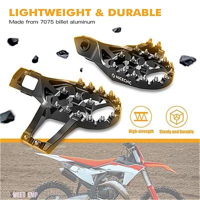互換品 GASGAS EC ECF 250 300 350 EX EXF 250 300 MC MCF 125 250 350 450 2024 エクステンダーフットペグ フットレスト フットペグモトクロス_5
